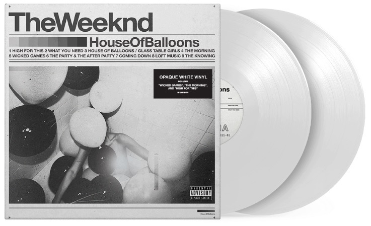 The Weeknd House of Balloons 2LP 2xWINYL (opraque White)