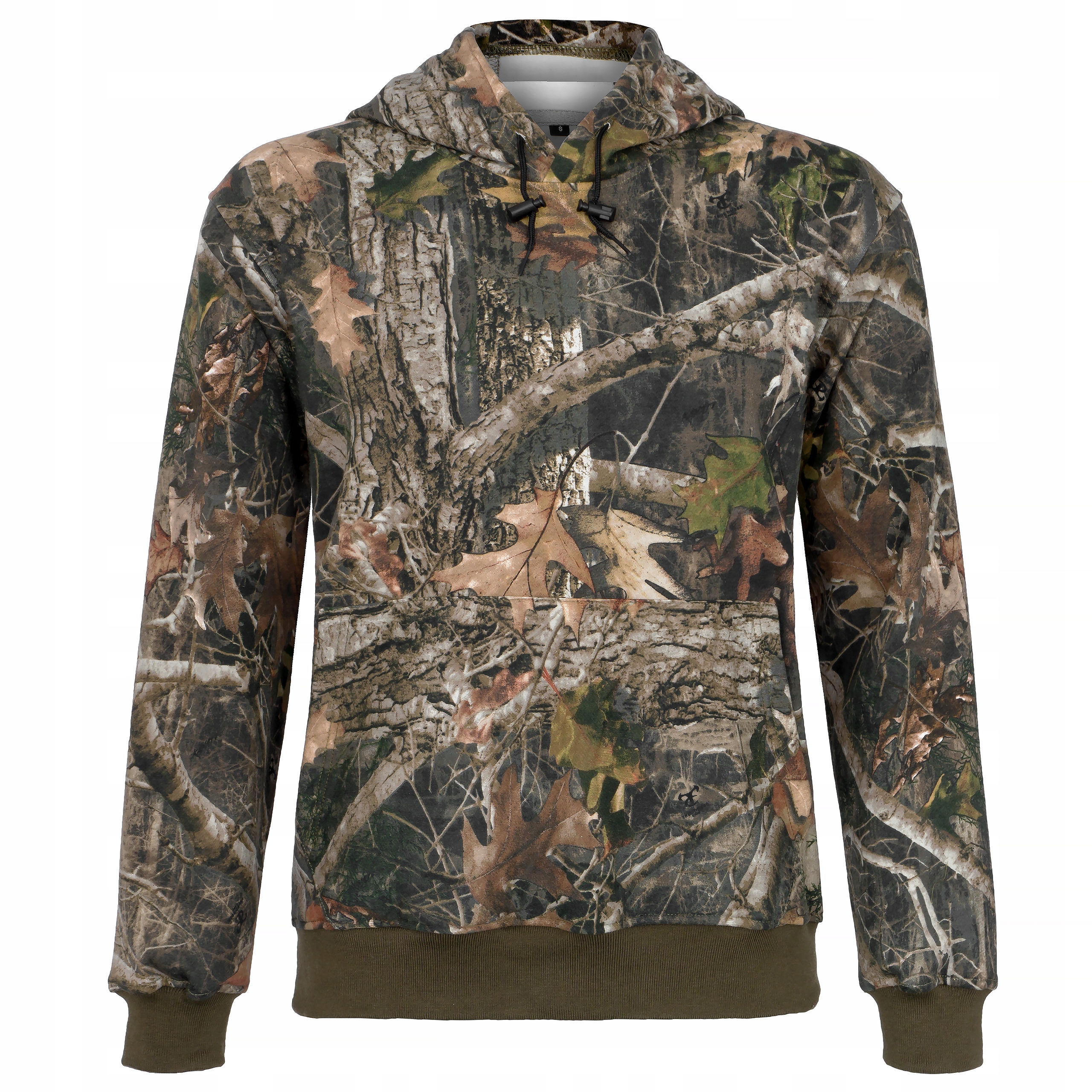 Myśliwska wędkarska bluza kangurek kamuflaż leśny M