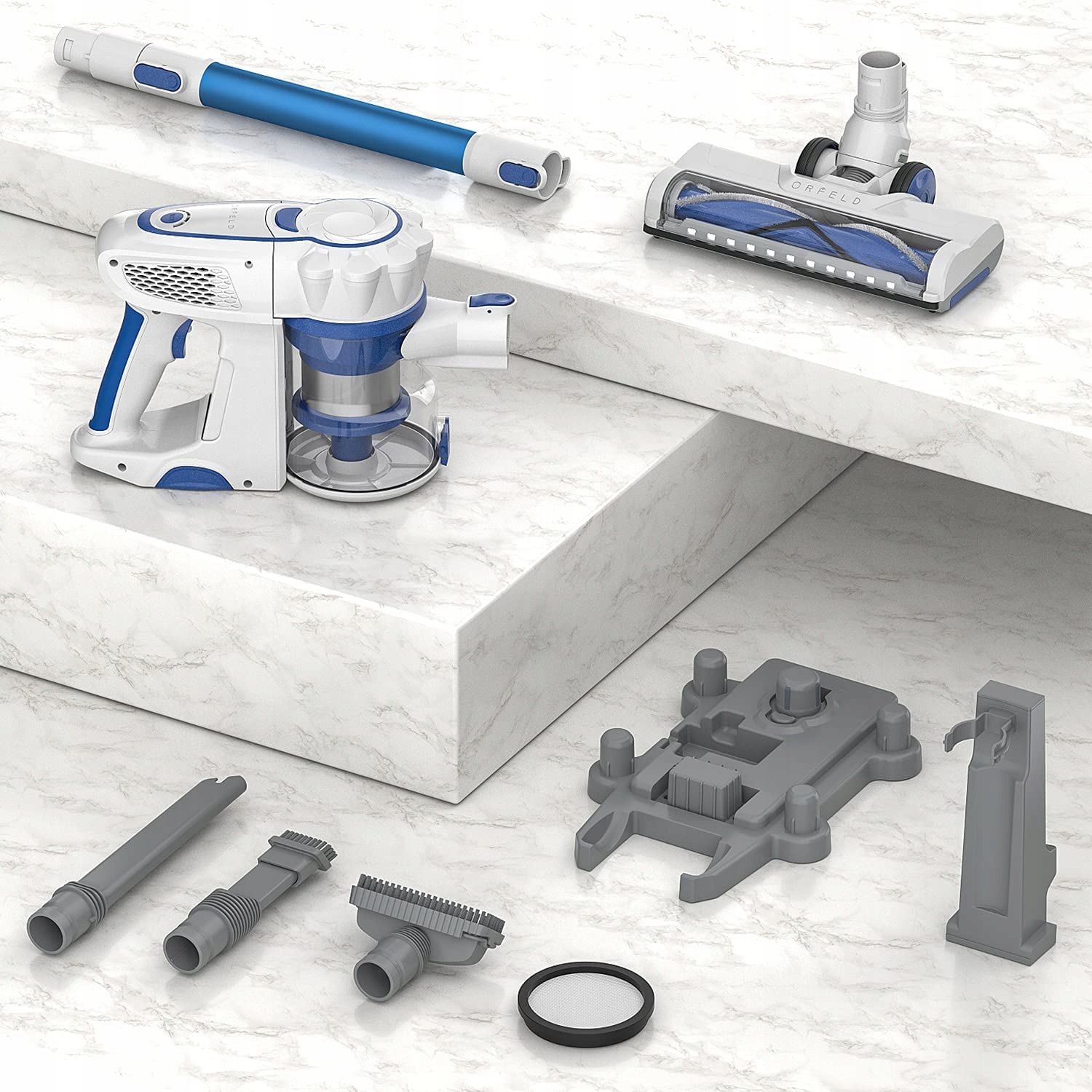 Bezprzewodowy Odkurzacz Pionowy ORFELD VC818 MOCNY Moc 160 W