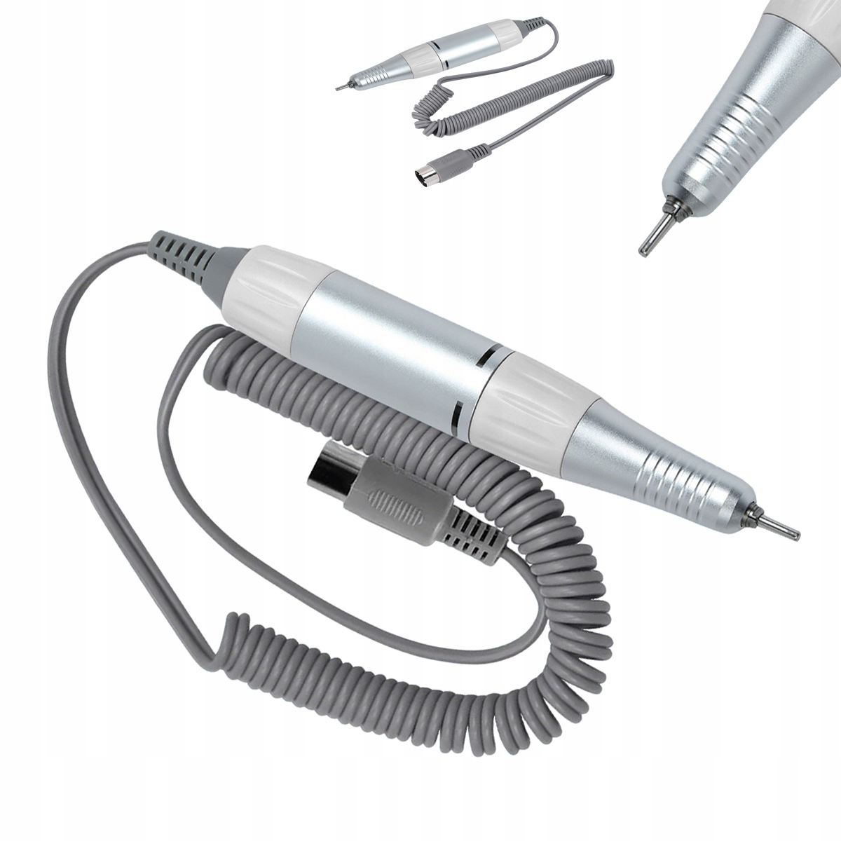 Rukojeť Rovnátka pro frézku bílo-stříbrná