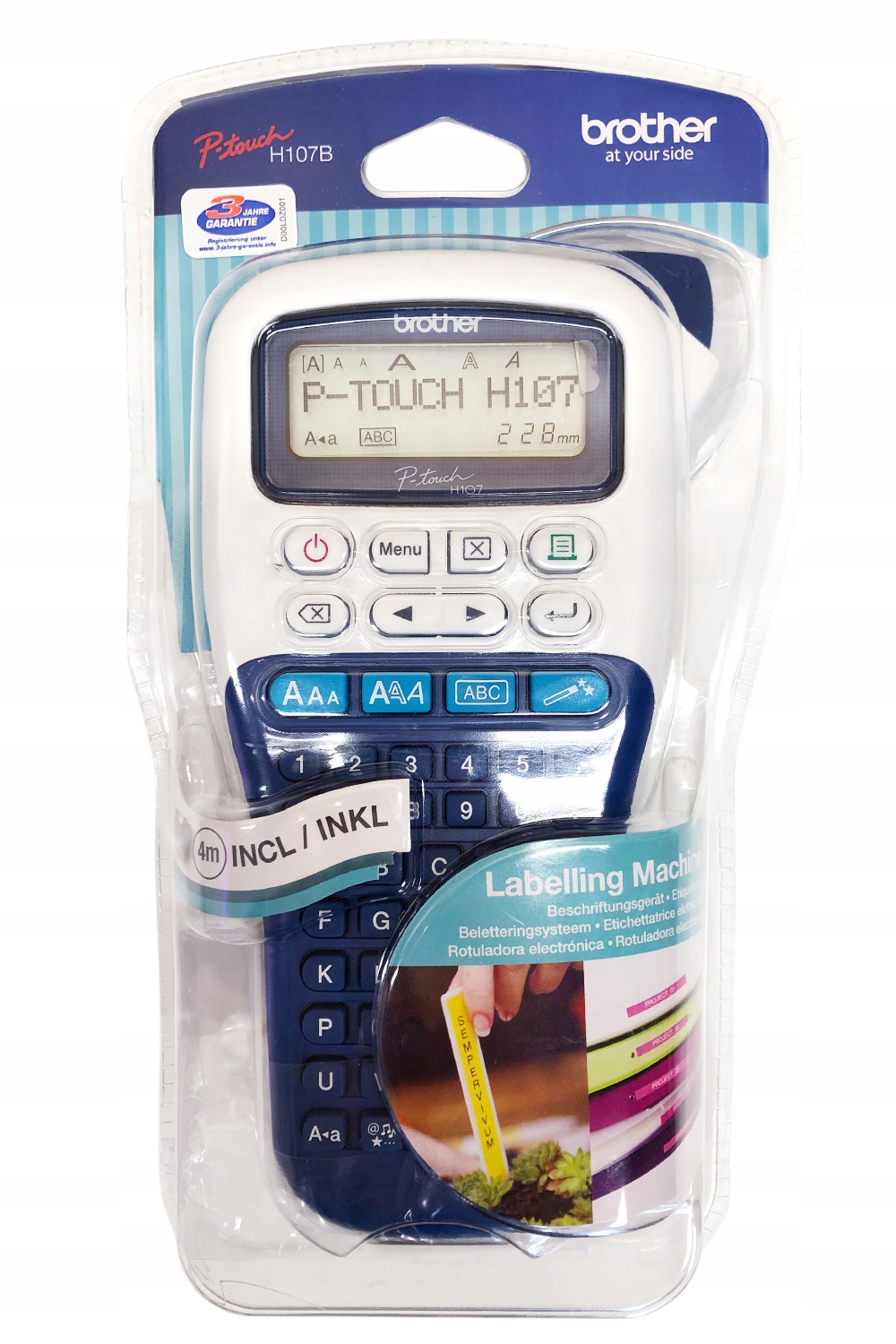 Zestaw drukarka Brother PT-H107B + 5x TZE-231 biał Producent Brother