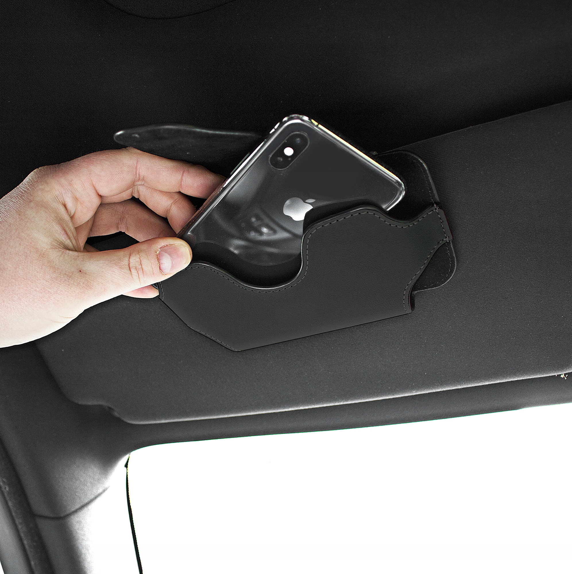 SKÓRZANE ETUI NA OKULARY TELEFON DO SAMOCHODU AUTA UCHWYT POKROWIEC Rodzaj na okulary