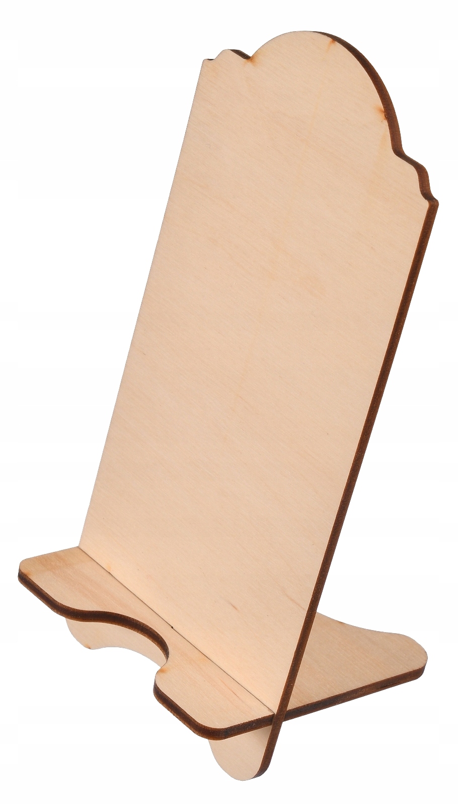 

Stojak drewniany Podstawka Pod Telefon ze sklejki