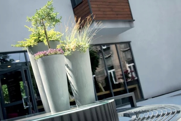 Doniczka TUBUS SLIM EFFECT DTUS150E 15x29 Marengo Marka Prosperplast
