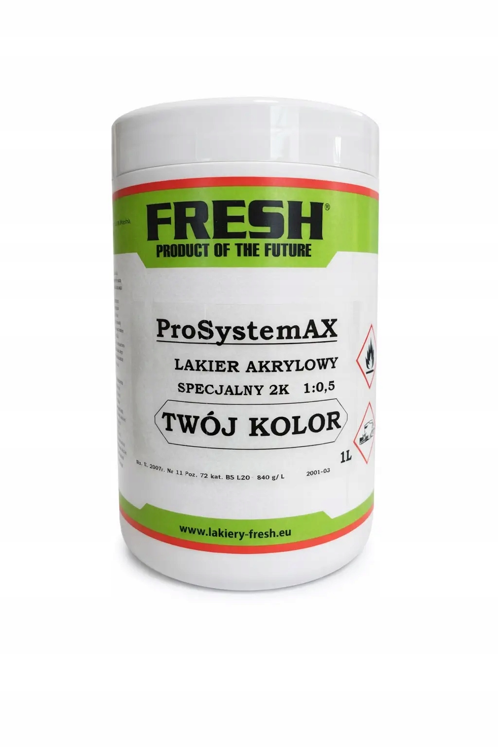 Akrylový Lak Fresh Pro Mercedes Benz 1212 DB1212 1L 2:1 Ginstergelb
