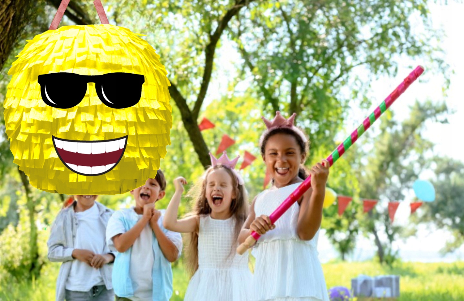 PINIATA Emotka Okulary 90 CM Solidna Marka inna