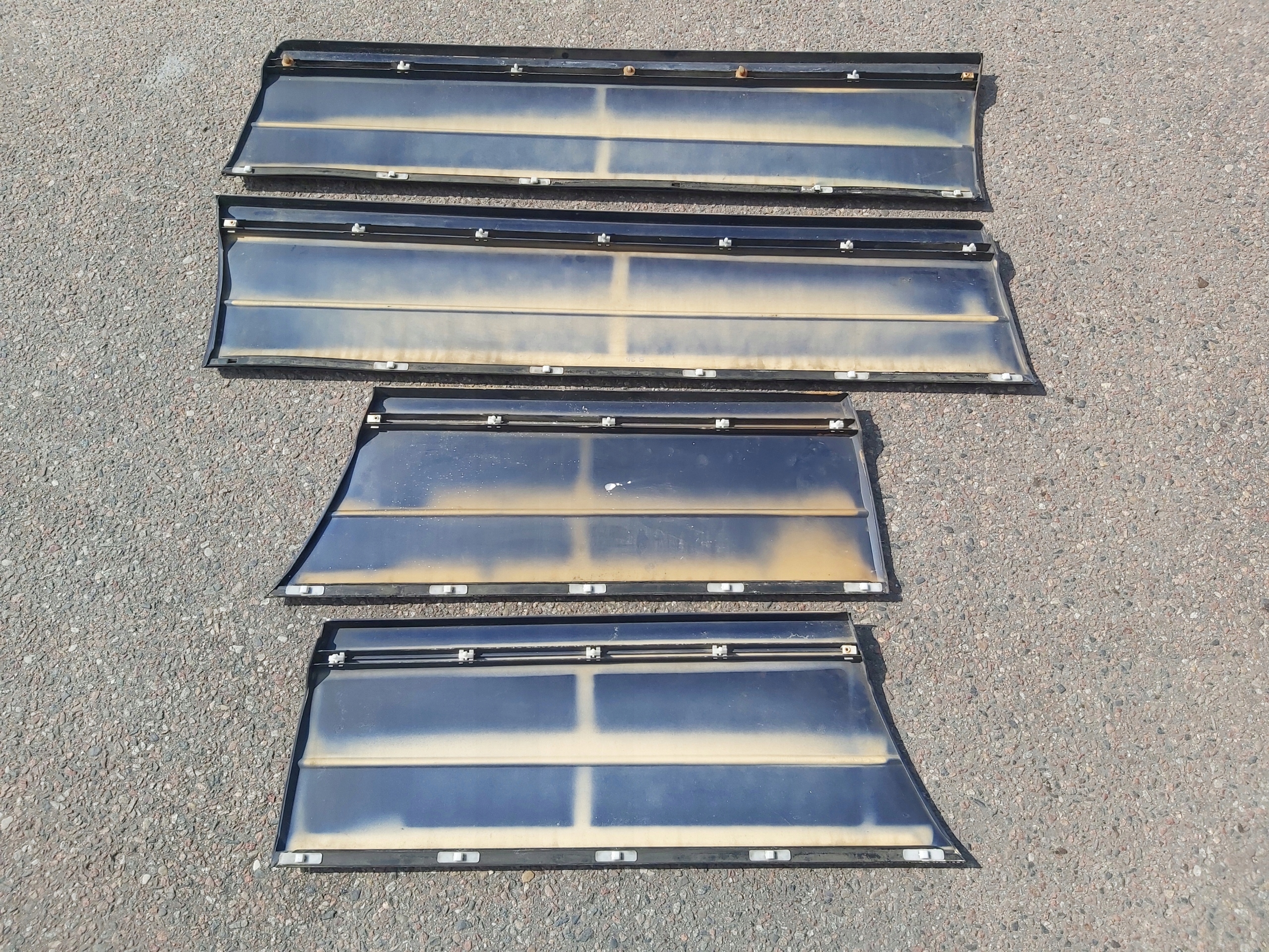 moulding door front left MERCEDES W140 LIFT CHROM