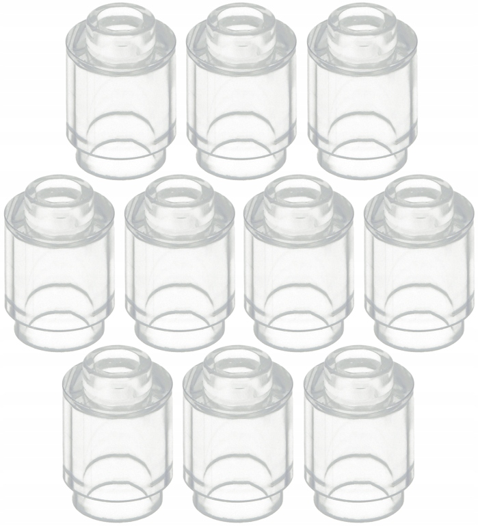 

Lego Klocek 1x1 okrągły 3062b T-Clear Nowy 10szt