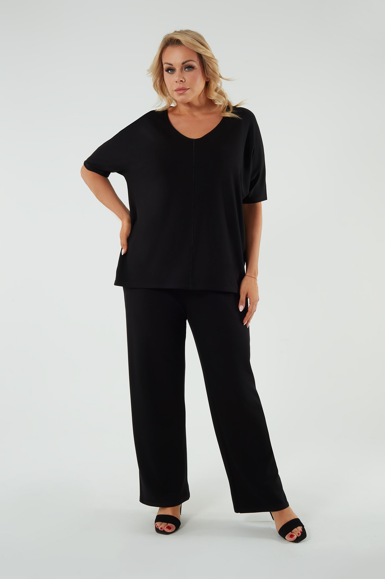 Soler dámské dlouhé kalhoty XL Italian Fashion