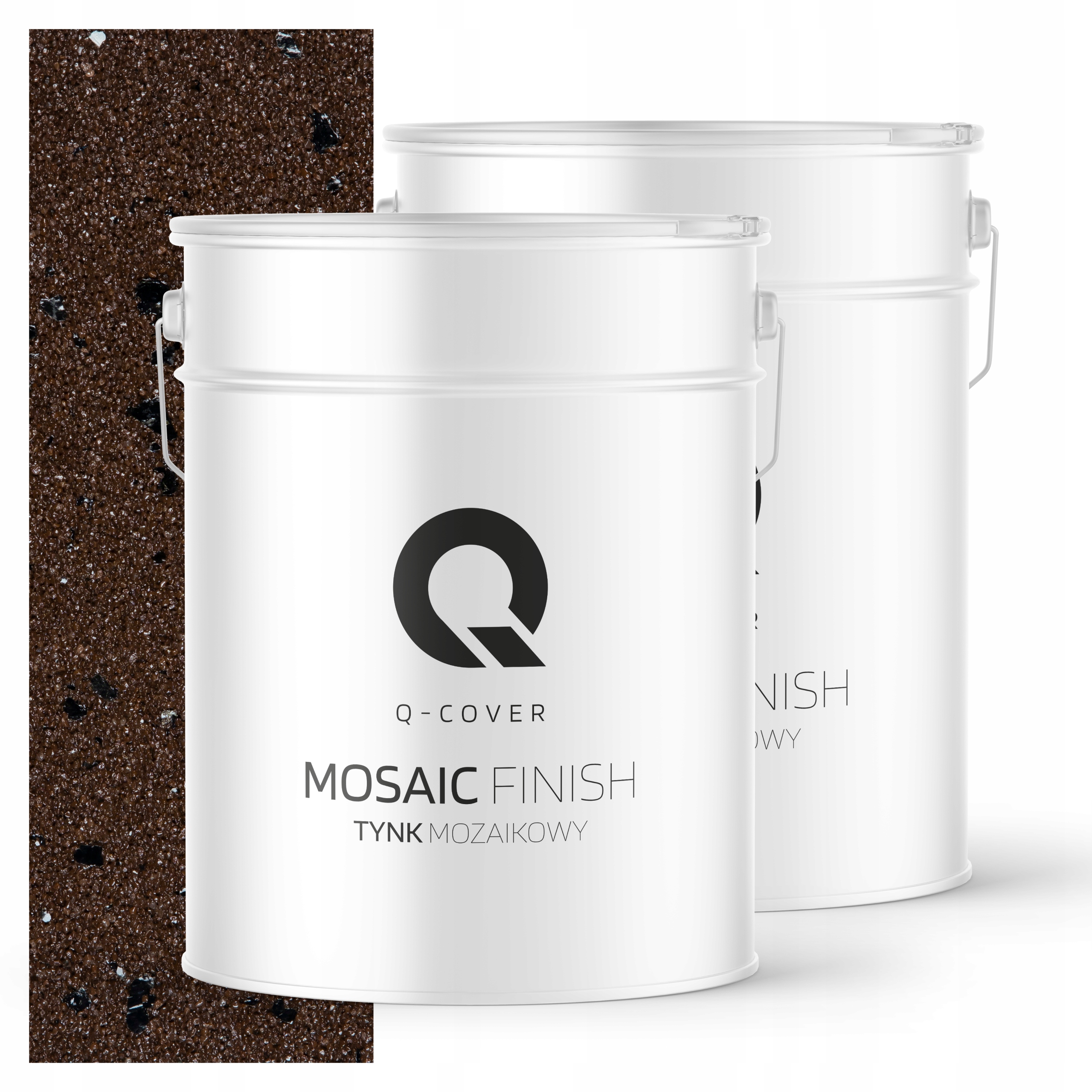 Mozaiková Omítka Mozaika 12,5 Kg Hnědá Tmavá S Černou Slídou M96 Ozdobná Slída