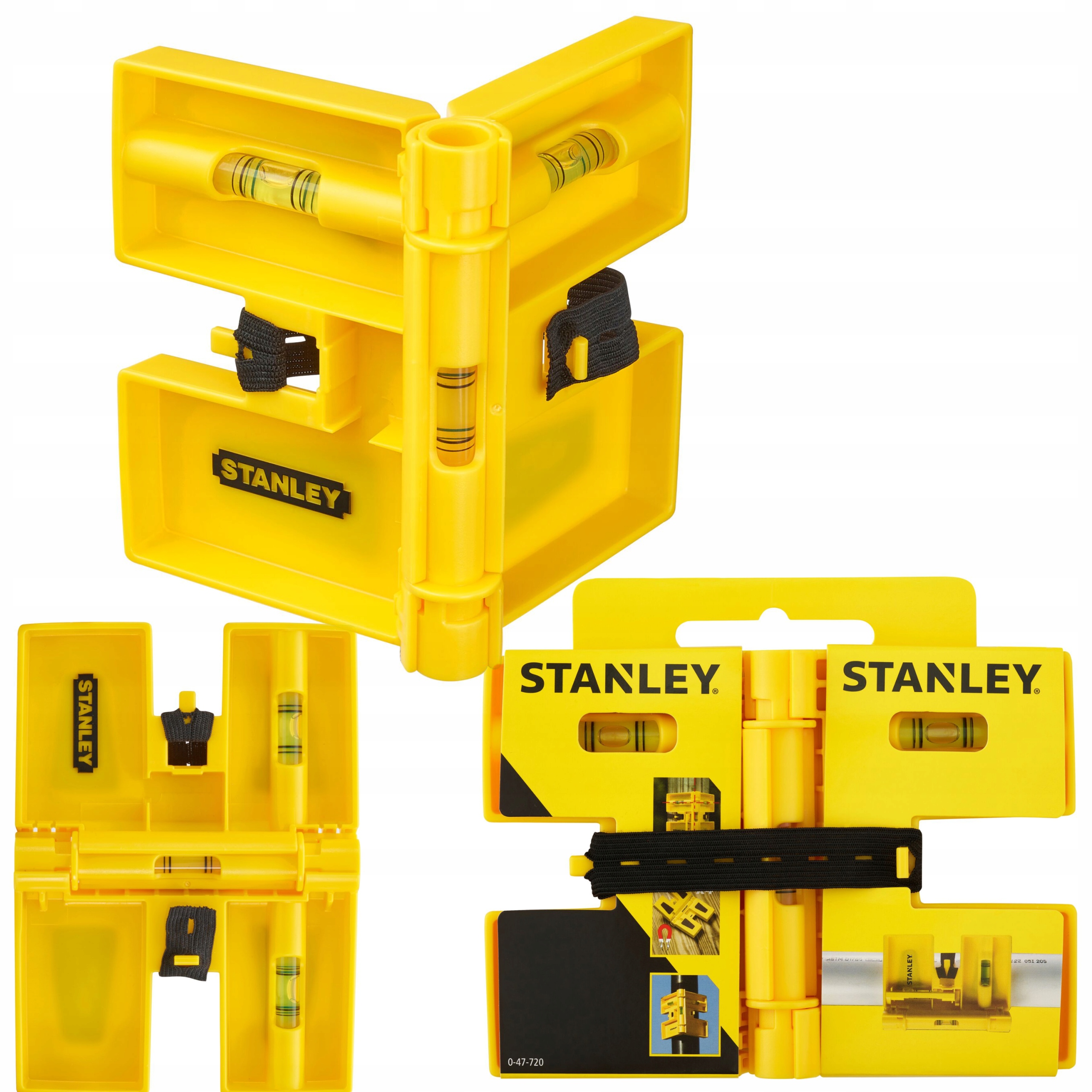 

Stanley 47-720 Poziomica Słupkowa 3 Libele Magnes