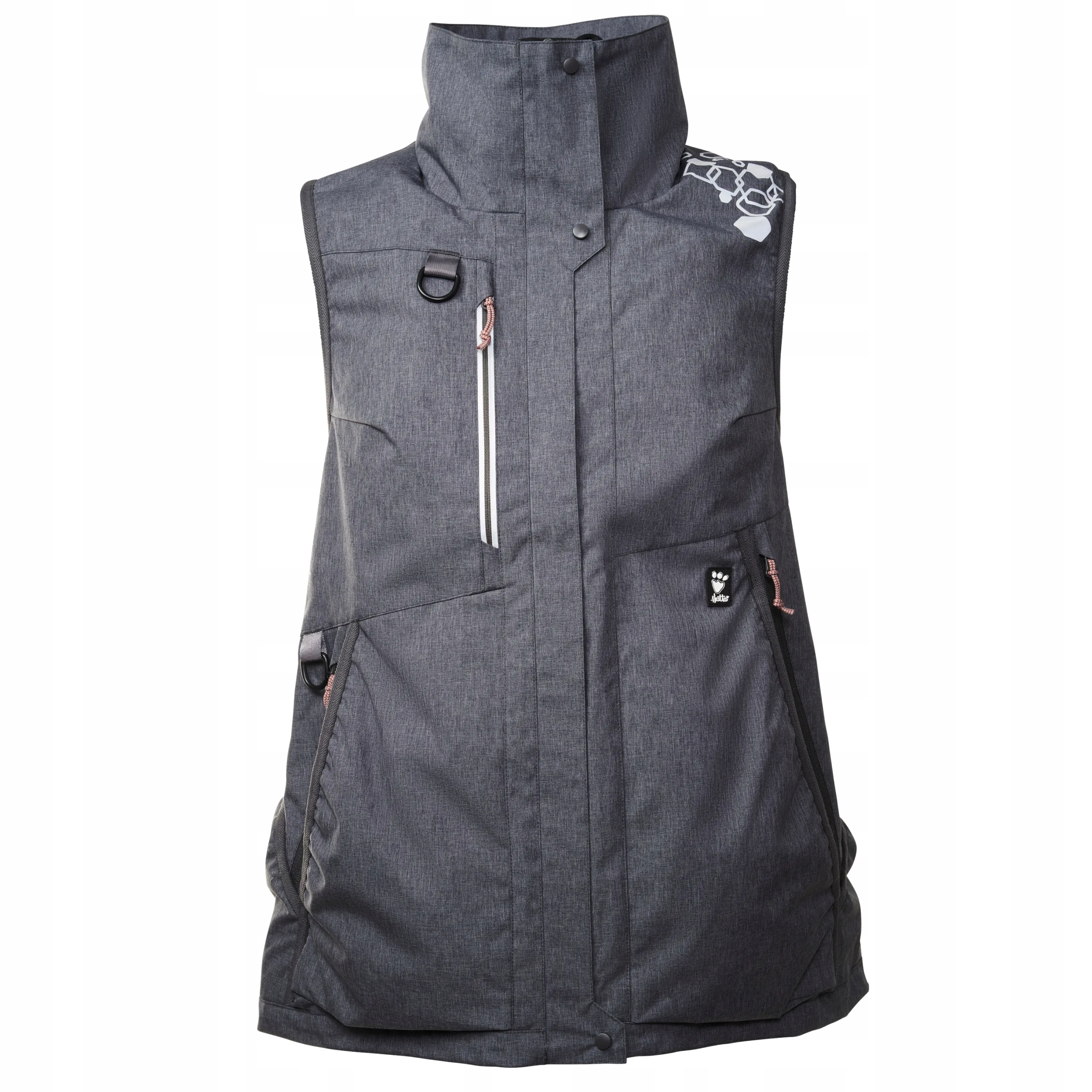 Hurtta Training Vest Eco Blackberry kamizelka treningowa, grafitowa Xs