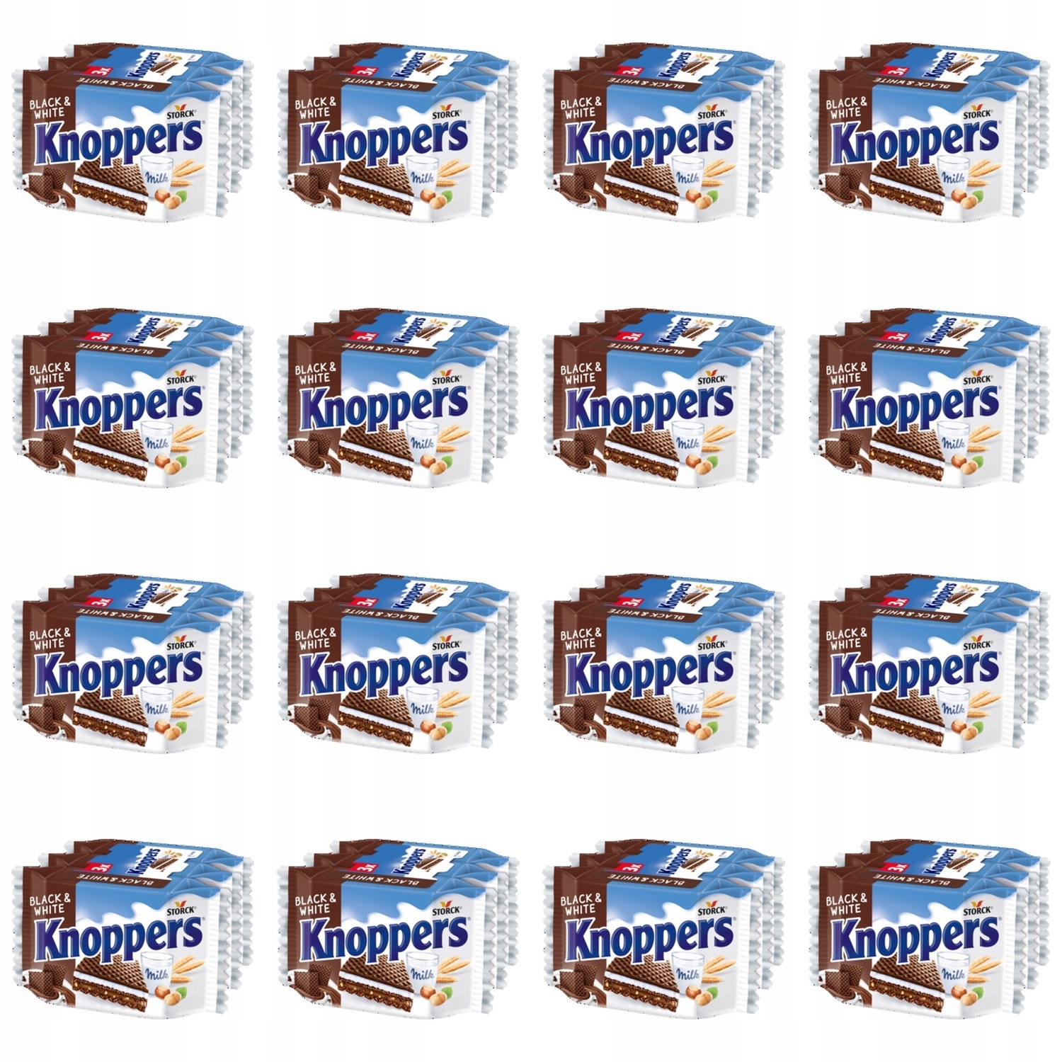 16x 75g Knoppers černobílé Karton