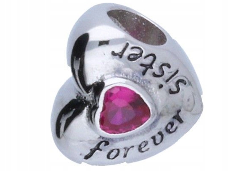 Stříbrný přívěsek 925 bead srdce korálek 2,75g ideální jako dárek