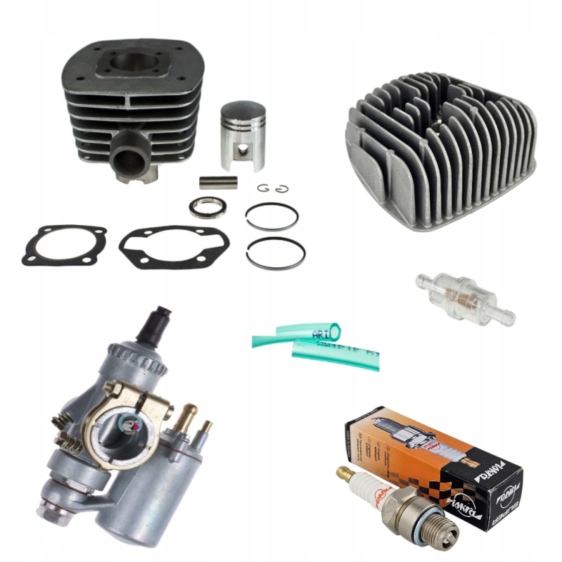 Sada valcov piest karburátor hlava sviečka filter WSK125 B1 B3 64 L WFM125