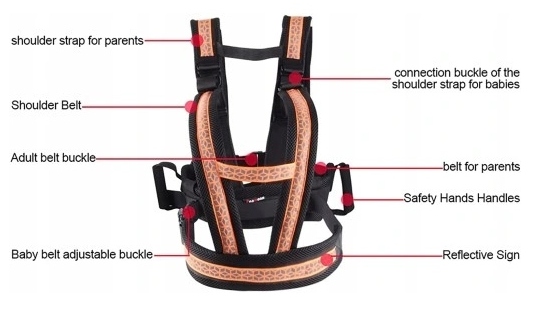 PAS BEZPIECZEŃSTWA SZELKI DZIECKA MOTOR MOTOCYKL Kolor zielony