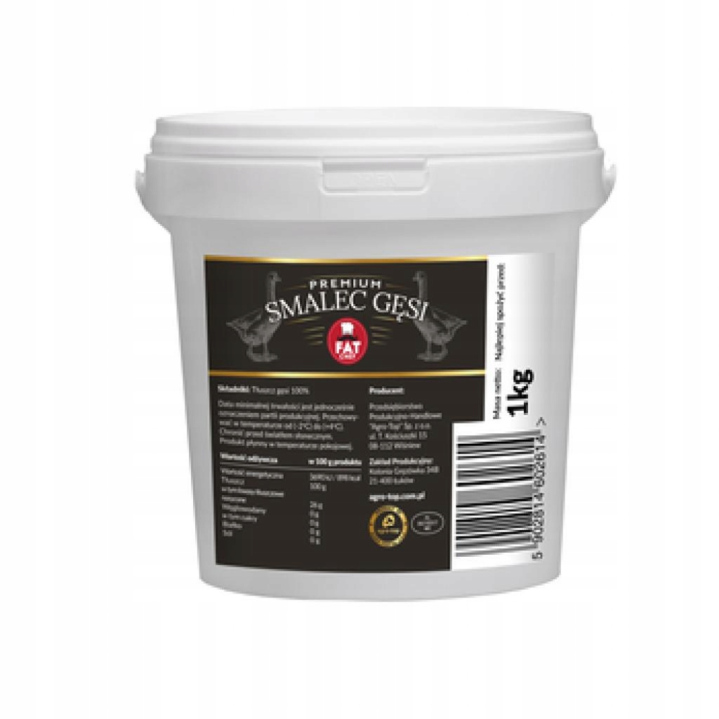 Levně Husí sádlo 100 procent 1 kg bez přísad přírodní 100% tuk gesi