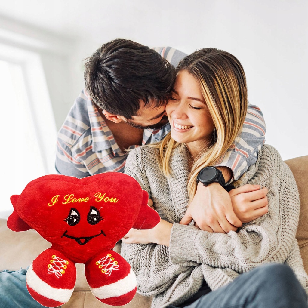 PLUSZOWE SERCE MASKOTKA - IDEALNY PREZENT NA WALENTYNKI Wiek dziecka 3 lata +