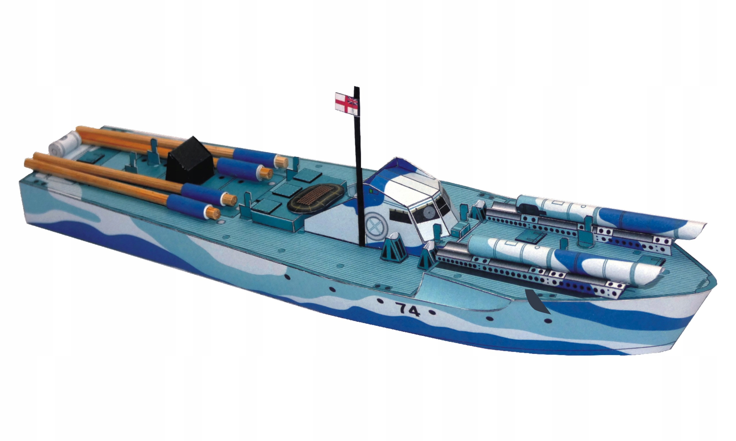 

Model kartonowy_Kuter torpedowy Mtb 74_Extra Model