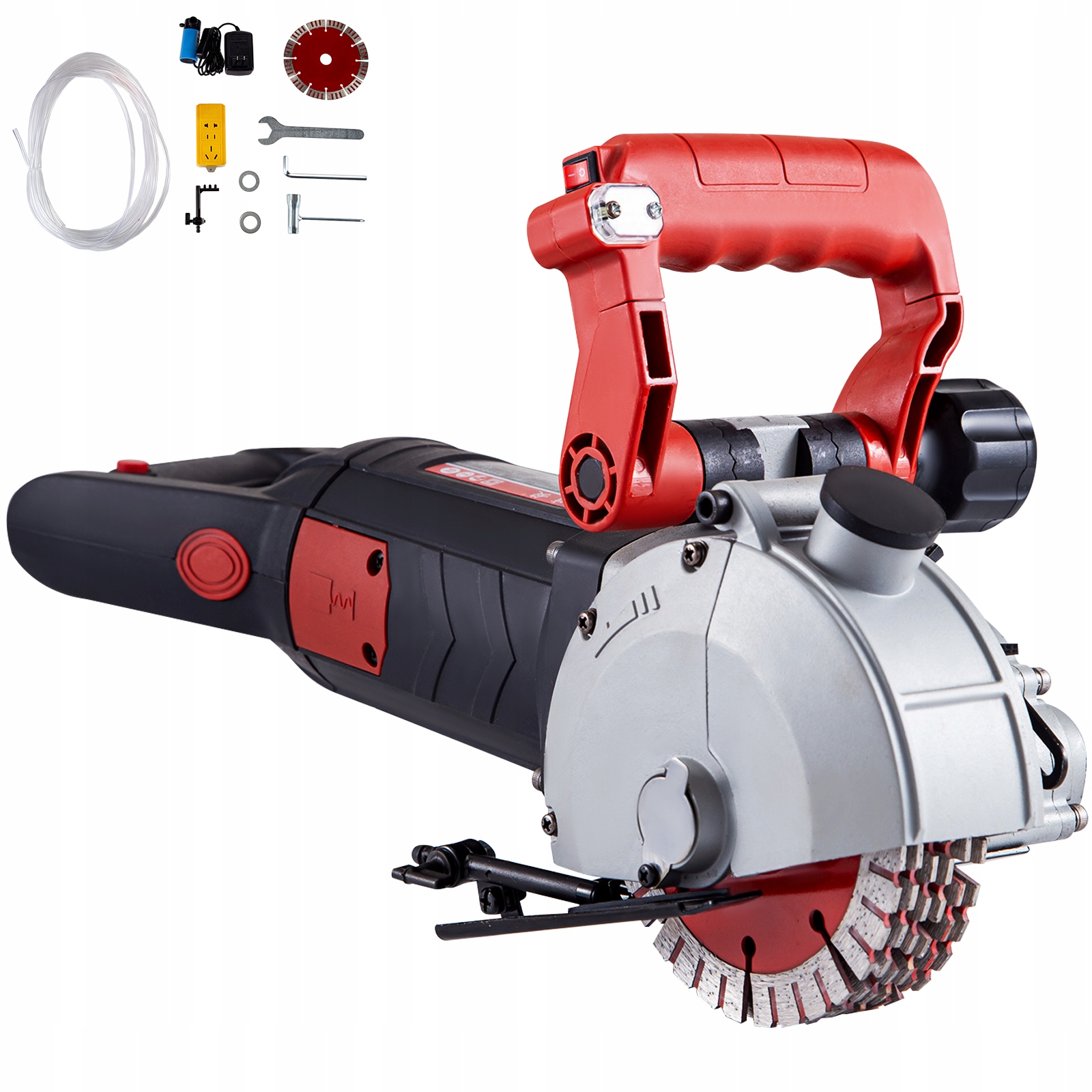 Bruzdownica Elektryczna 4800W 125 mm Do Betonu Cegły Laser 6300 Rpm
