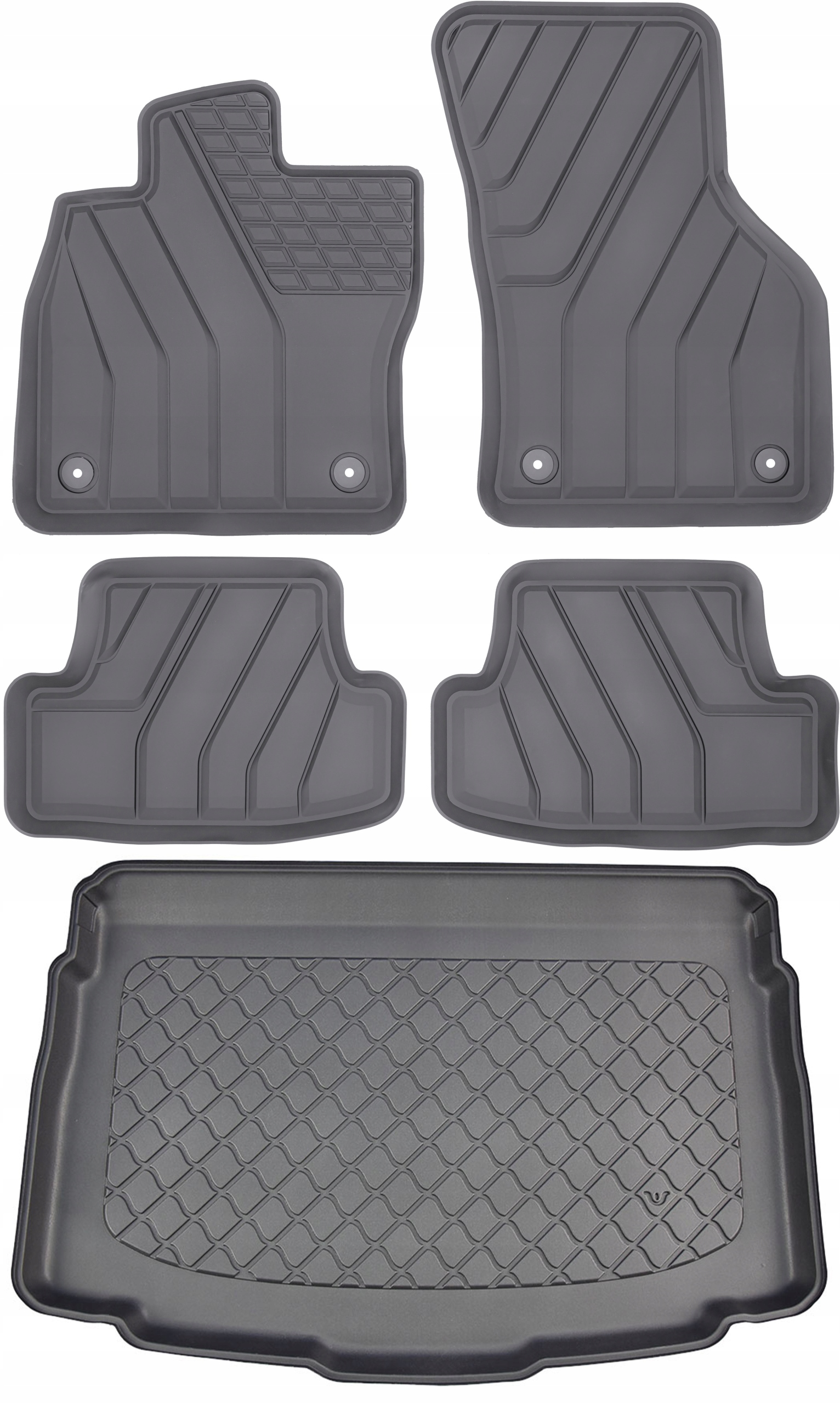 Volkswagen T-Roc Suv (5-dverový) od roku 12.2017 Sada Koberce batožinový priestor