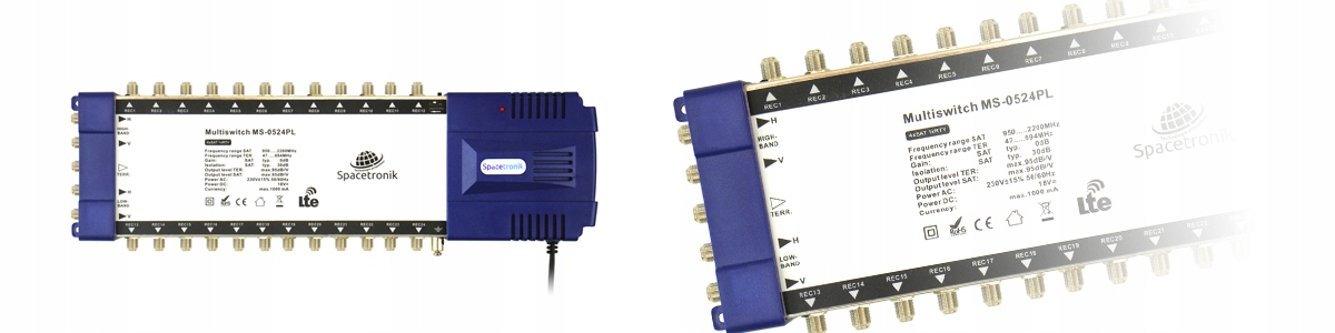 Multiswitch Spacetronik Pro Series MS-0524PL 5/24 Marka Spacetronik