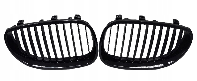 1 - BMW 5 E60 03-решетка почек гриль блеск P + L