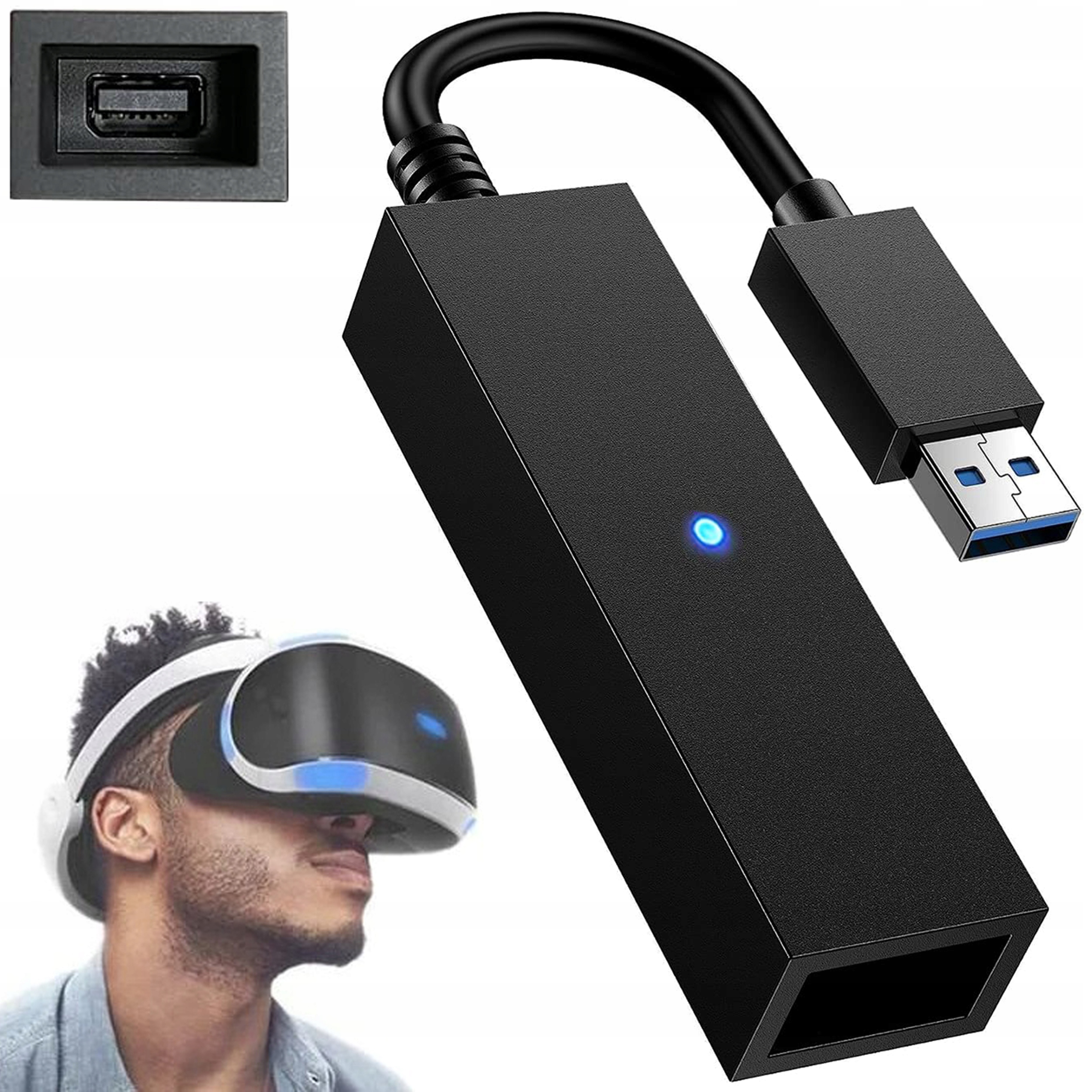 PS5 Adapter Vr Konwerter Kamery PS4 Do PlayStation 4 5 Usb 3.0 Ps Vr Mini