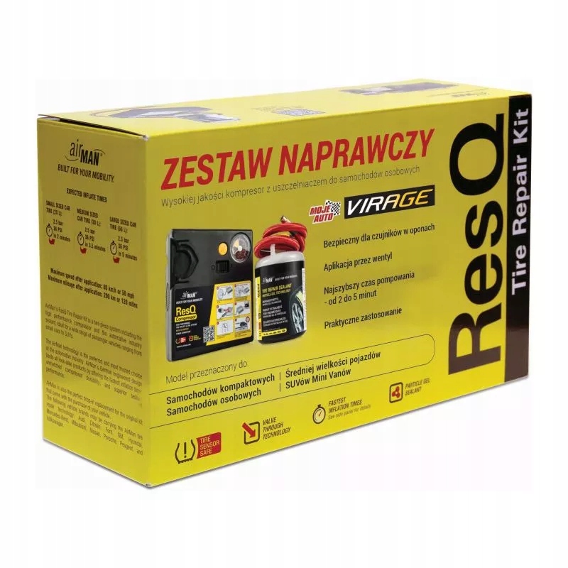 ZESTAW KOLO ZAPASOWE USZCZ.+KOMPRESOR - 94-030