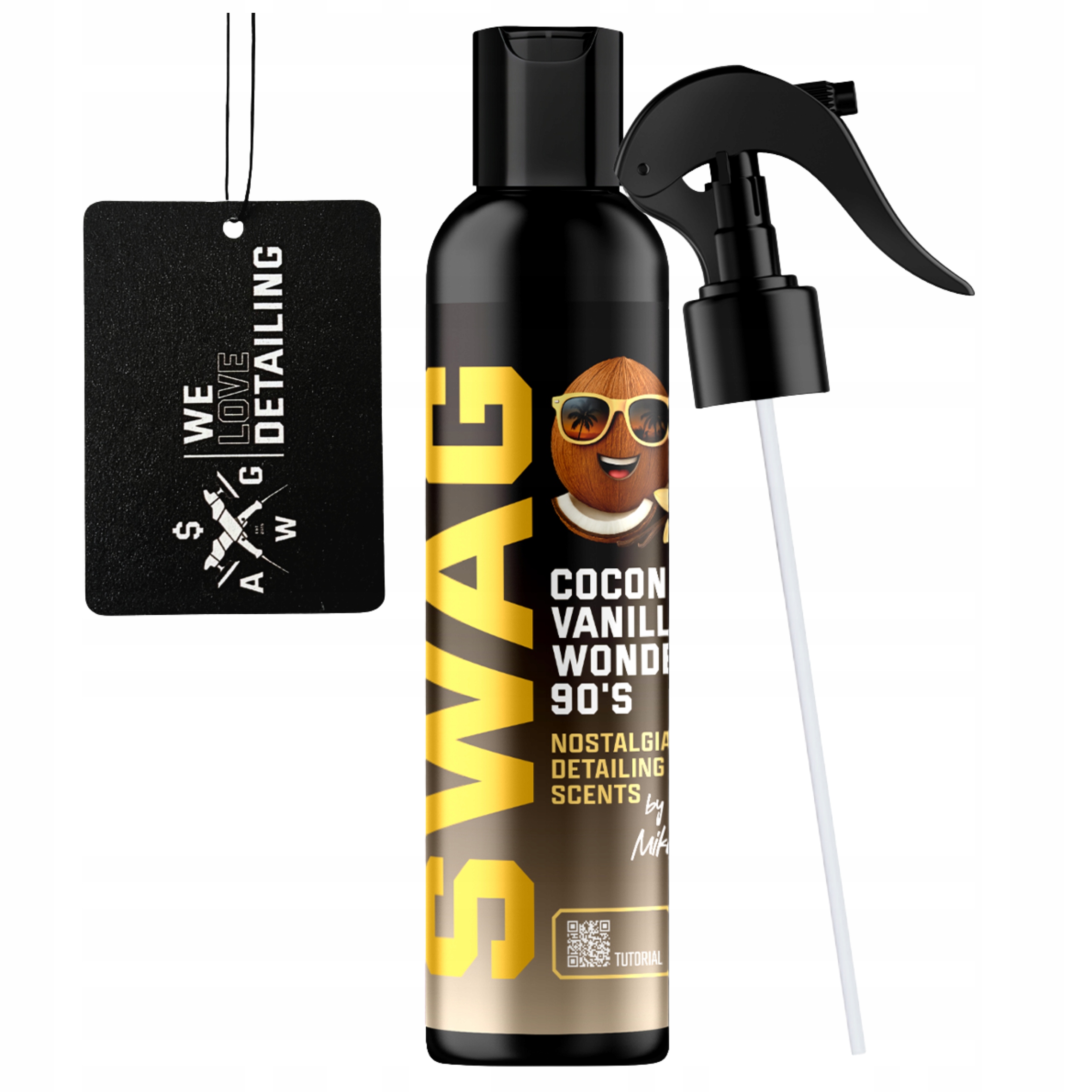 Zapach Perfumy Do Samochodu Swag Coconut Vanilla Wonder 90`s Kokos 150ml