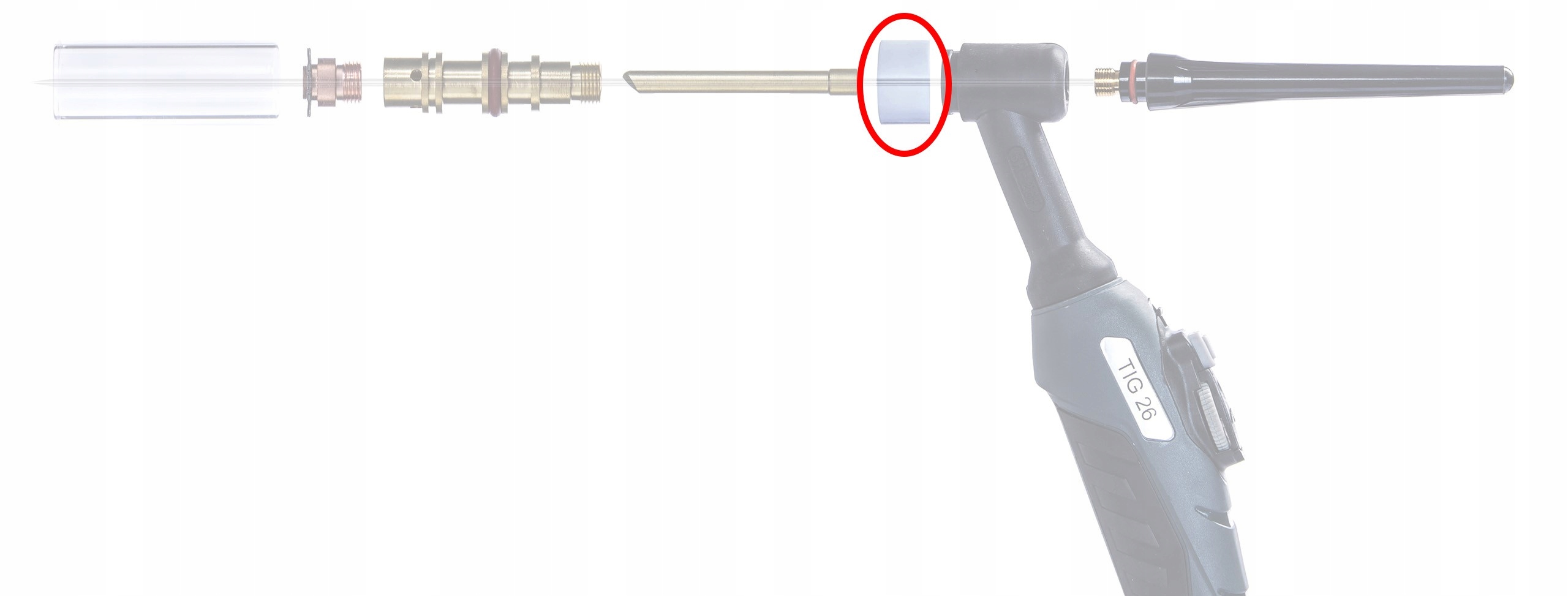 Izolator teflonowy TIG QUARTZ standard SR 17/18/26 Rodzaj inny