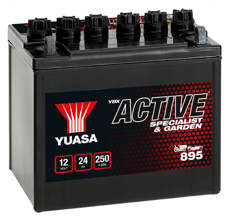 Akumulator Yuasa Garden 895 26Ah 250A 12V P+ Do Kosiarki