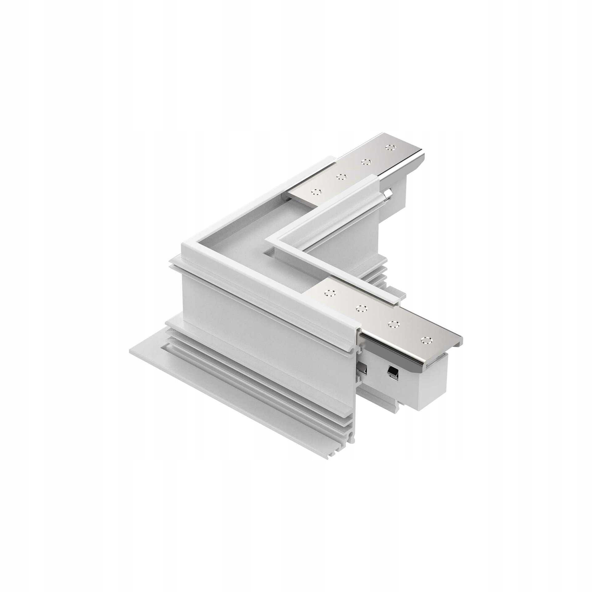Zapustená L spojka Ideal Lux Ego biela Dali 48V IP20 100x100mm