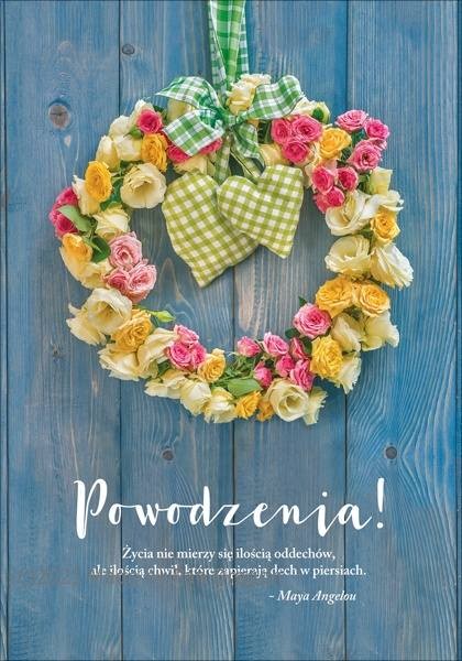 

Powodzenia kartka laurka bez życzeń PD1522