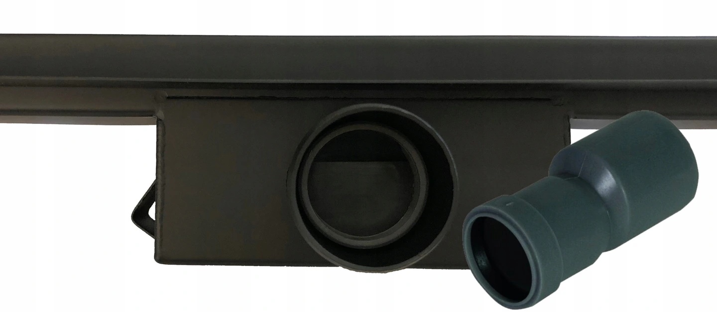 Odpływ liniowy BLACK MATT 80cm - czarny Głębokość 55 mm