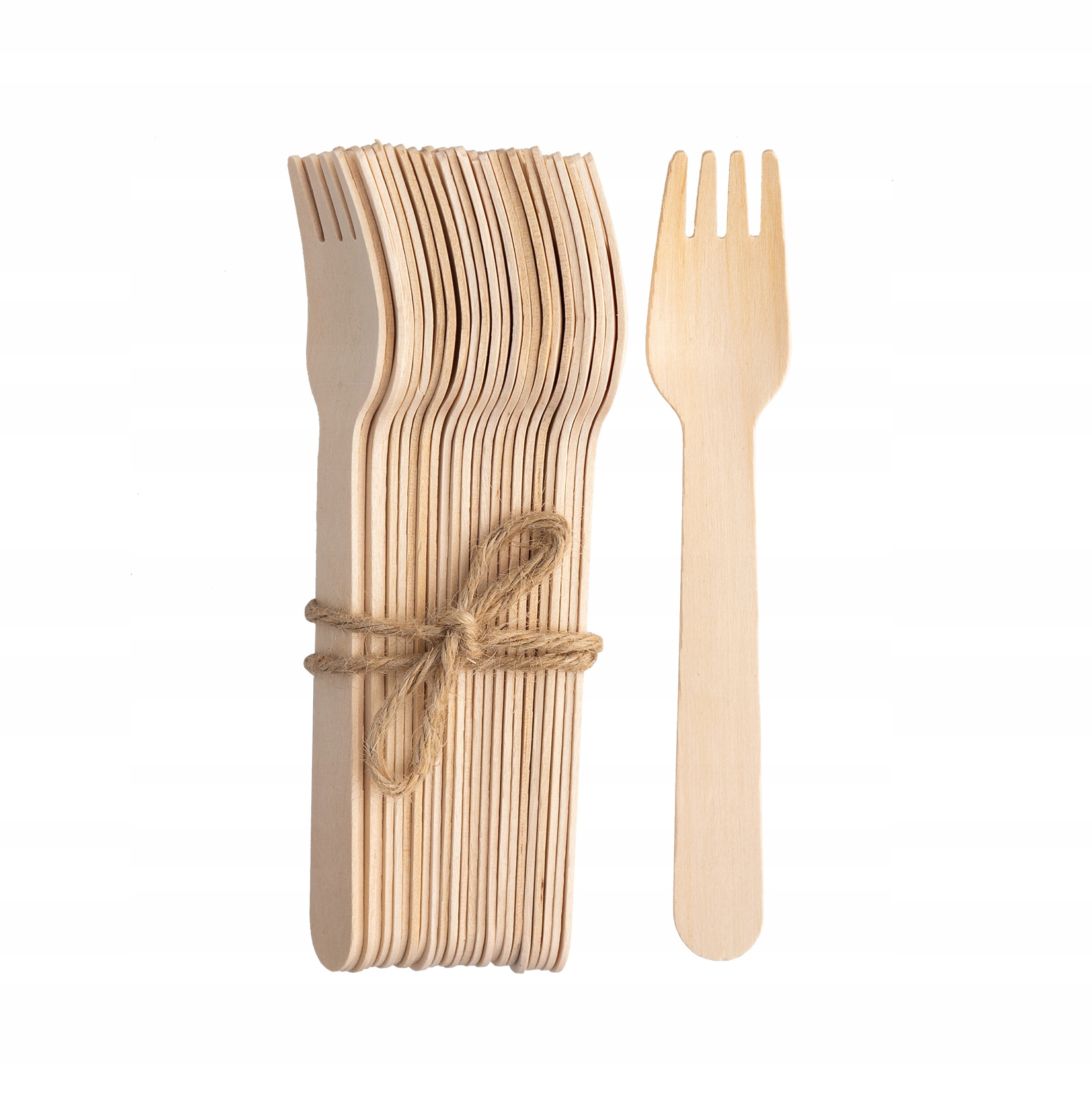 

Widelec drewniany/ekologiczne sztućce 25 sztuk