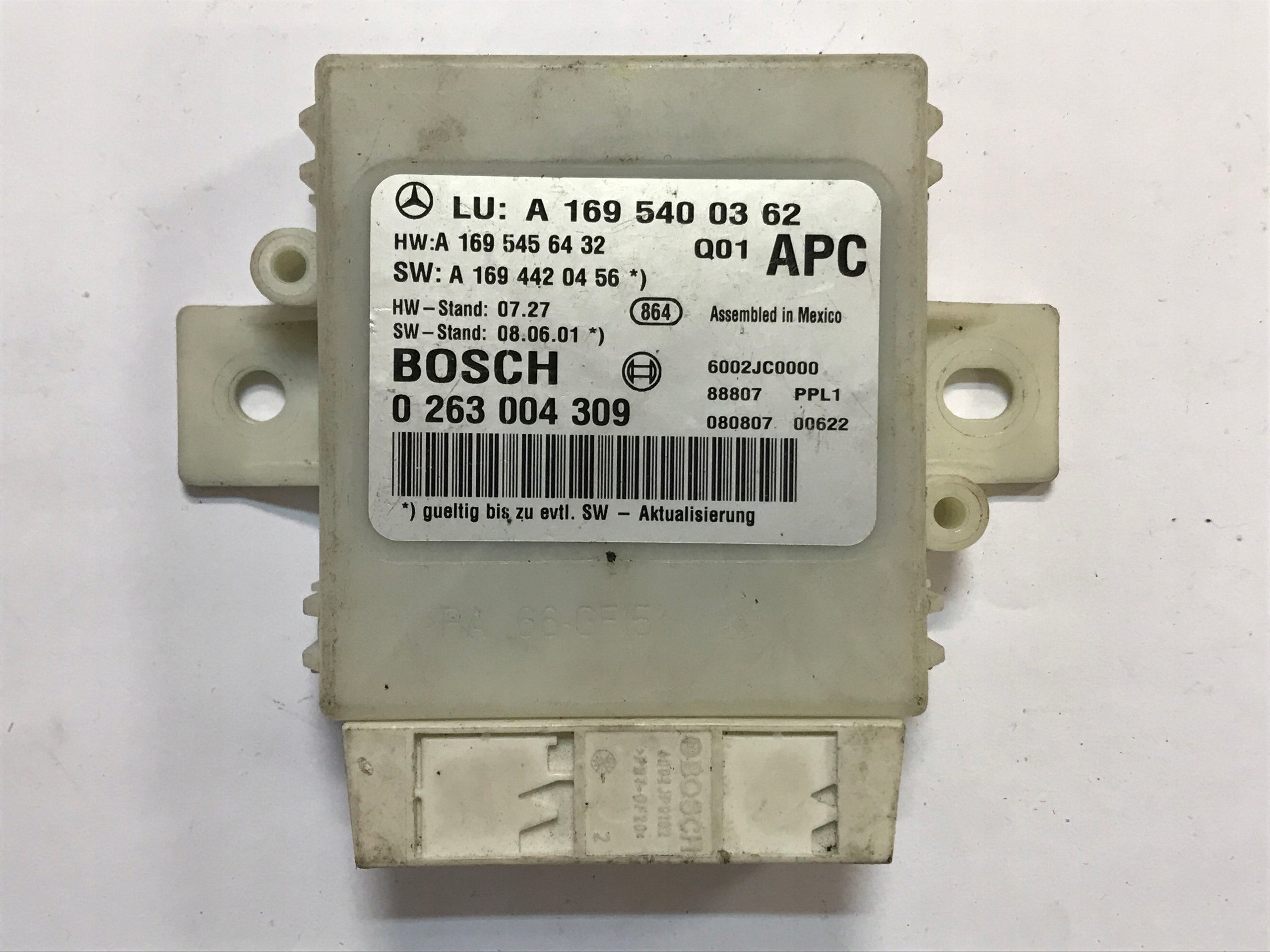 A1695400362 - Модуль драйвера Mercedes W169 OE 1695400362