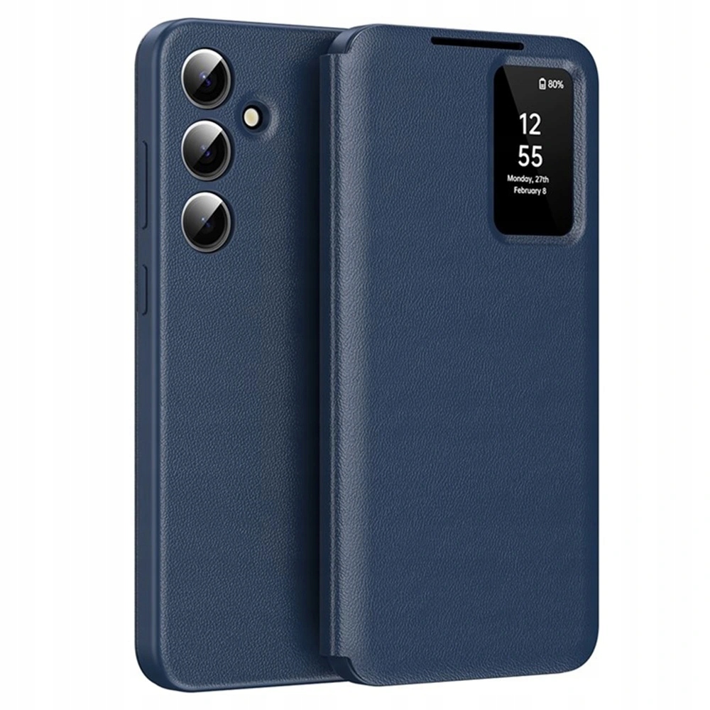 Techsuit etui z serii SmartView do Samsung Galaxy S23 Fe niebieskie