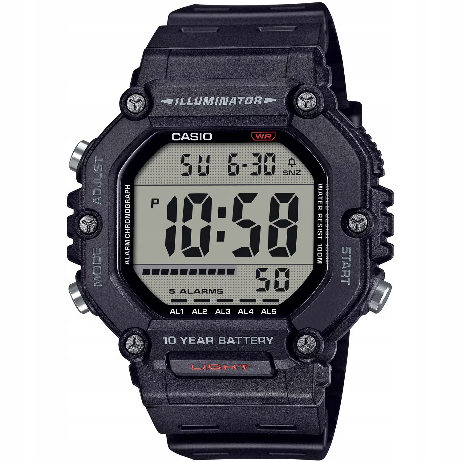 Pánské Hodinky Casio AE-1600H-1AVEF černý pásek