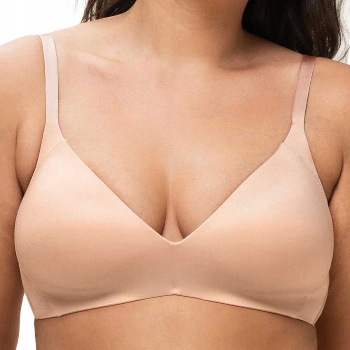 Triumph Vyztužená podprsenka bez kostic Body Make-up Pex béžová 80C