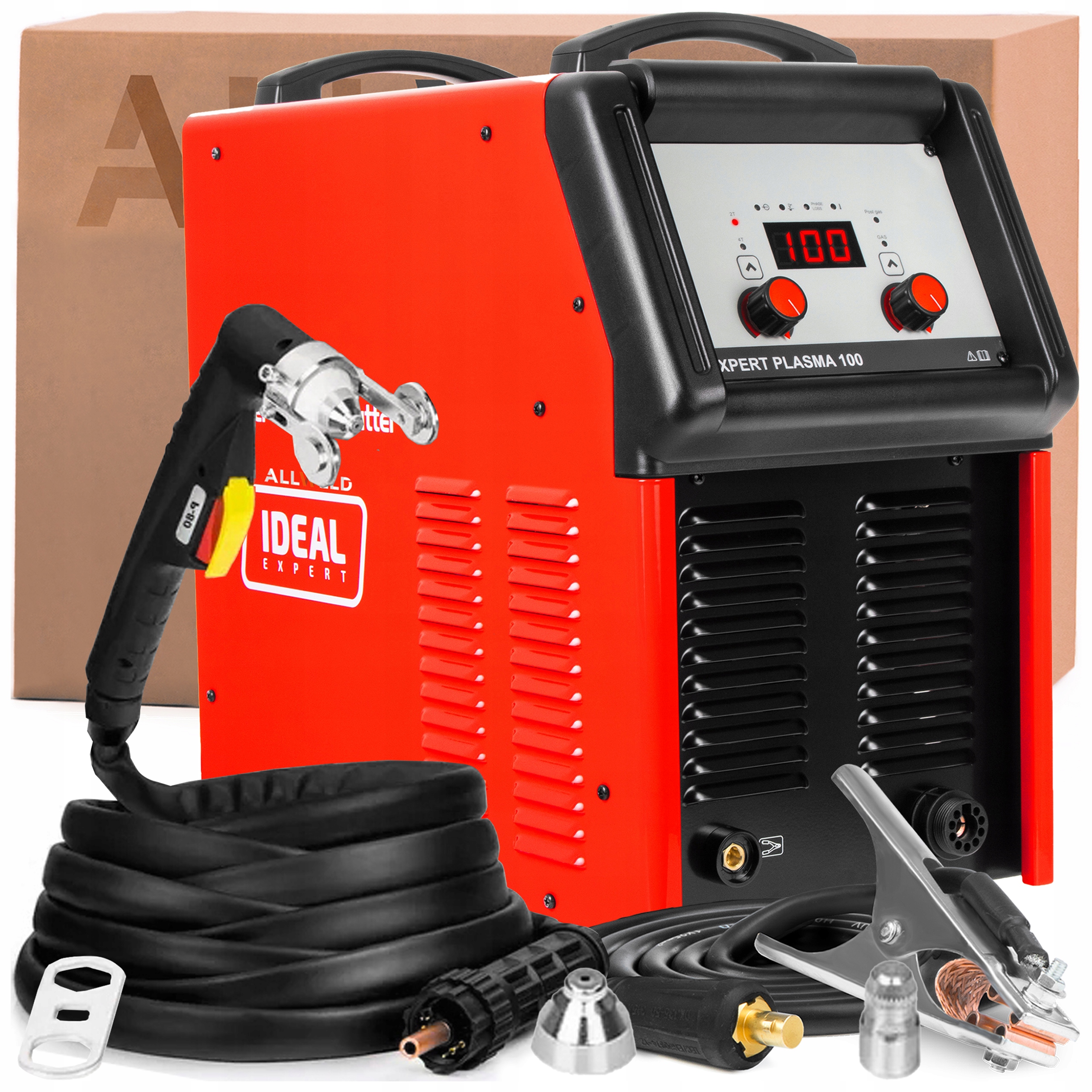 Řezačka Ideal Expert Plasma 100 400V 100A Hf Do 50 MM 2T/4T Rukojeť 6 M