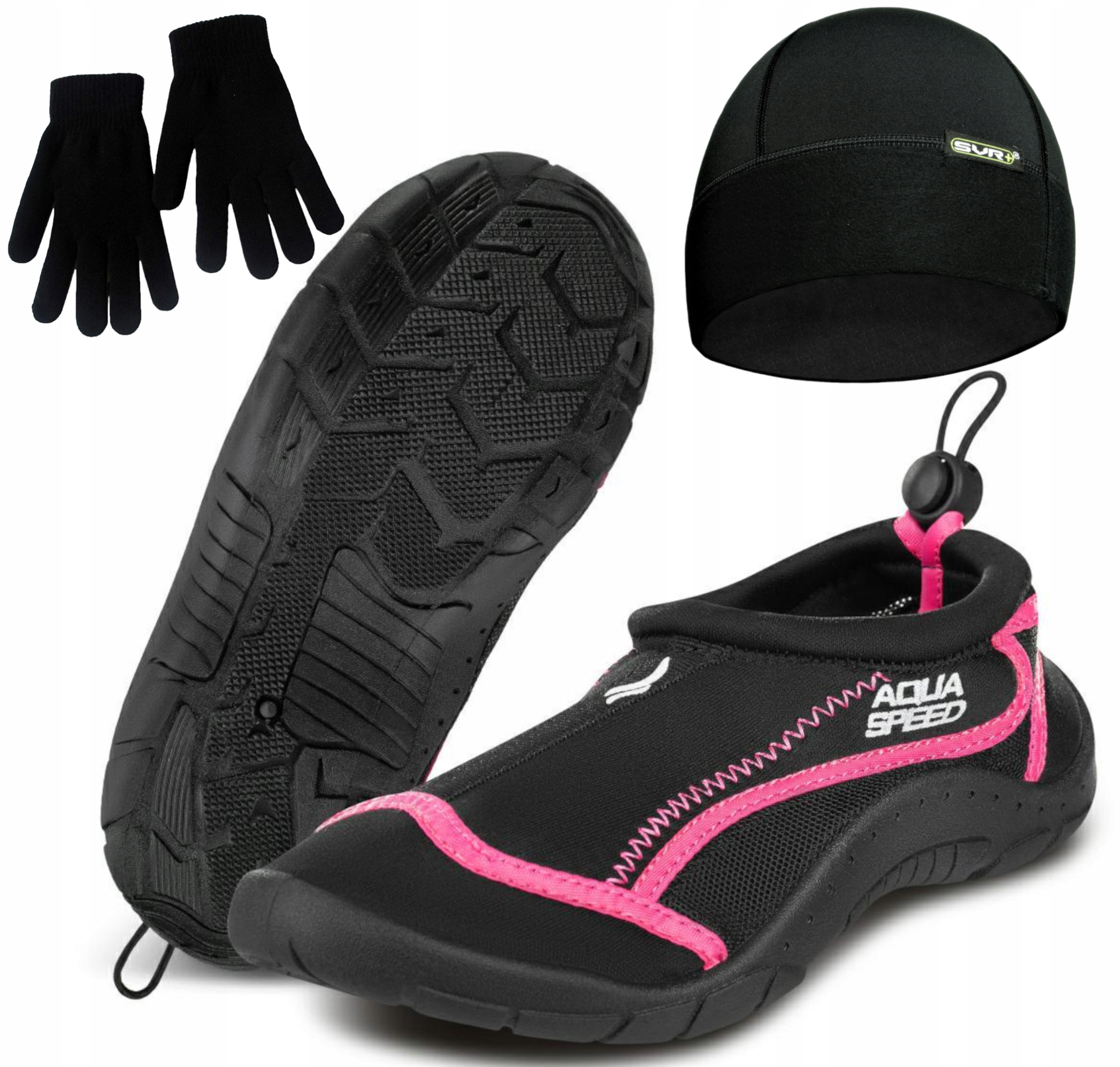 Sada Na Moření: Neoprenové Boty, Čepice, Rukavice Do Vody, Plavecké Rukavice 40