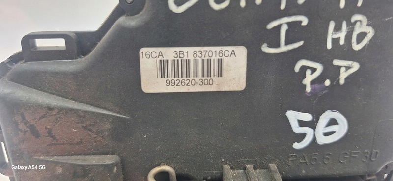 lock door SKODA OCTAVIA and right front 3B1837016CA