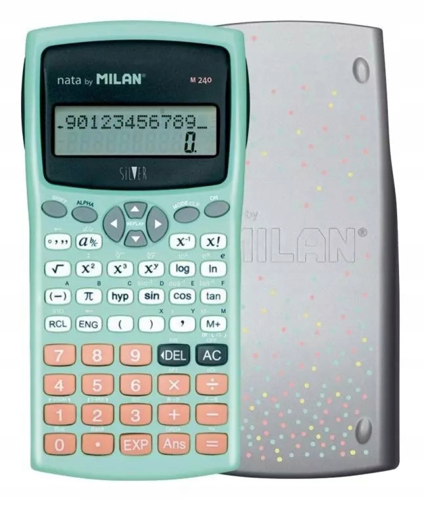 Kalkulator naukowy 240 funkcji silver Milan 15 Milan