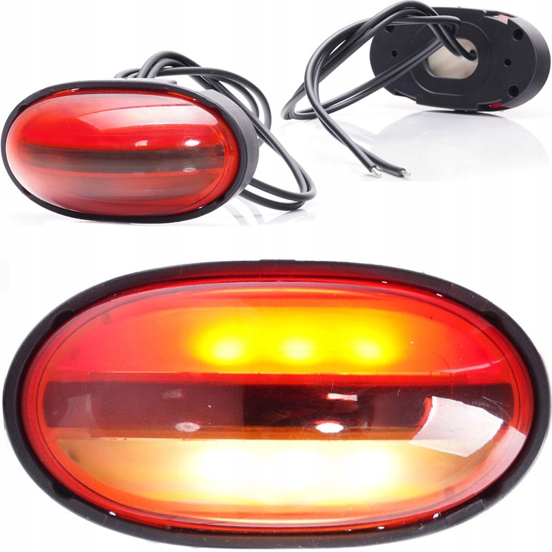 LAMPA OBRYSOWA DIODOWA LED LAWETA POMOC TIR WAŚ