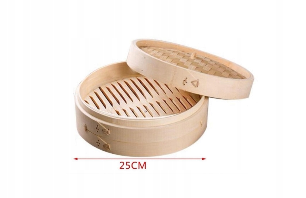

Parowar Bambusowy Do Gotowania Na Parze Para 25cm