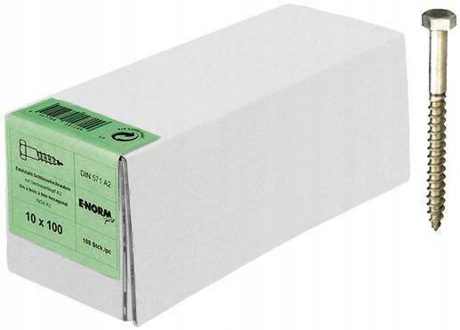 Din 571, ocel A2 10x120, prodejní obal E-NORMpro