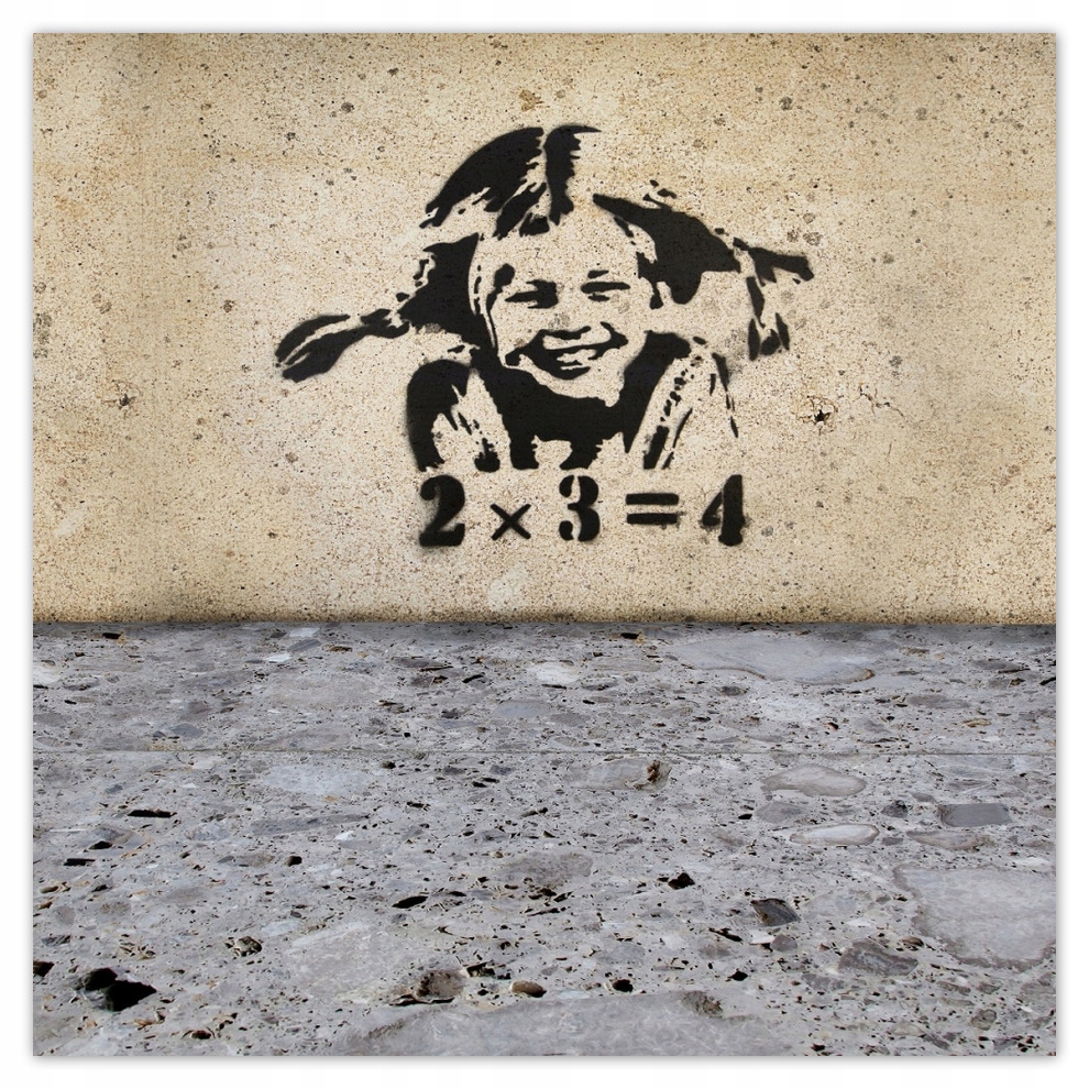 

Naklejki 150x150 Banksy dziewczynka piegi