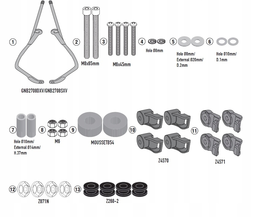 Kappa Upevnenie Skla (7067AK) Symphony St 50/125/200 '21-23