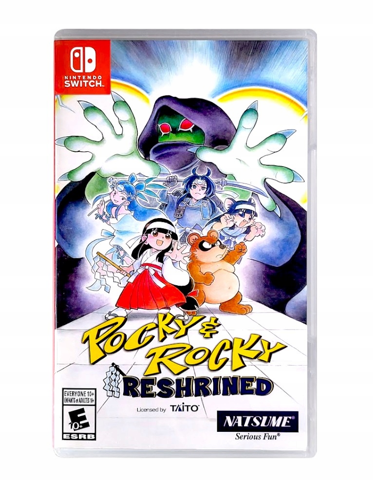 Pocky & Rocky Reshrined Import Switch Gra Na Kartridżu Nowa W Folii
